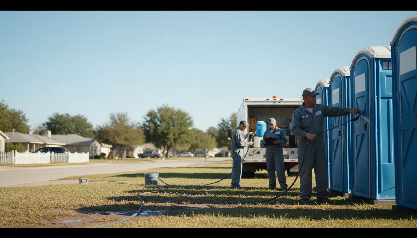 Long-Term Portable Toilet Rental in Bakersfield, CA near me